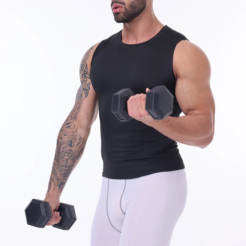 Men's Compression Athletic Tank Top - Performance Fit