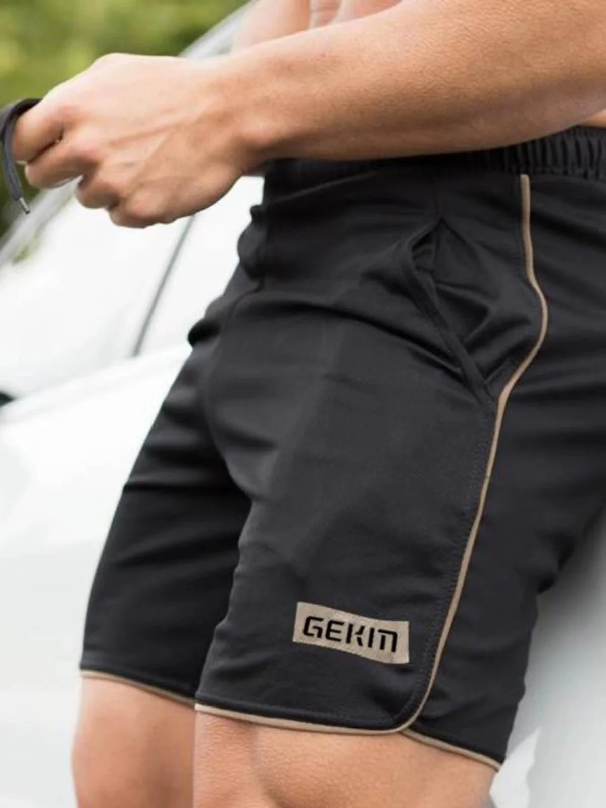 Men's Breathable Mesh Fitness Shorts