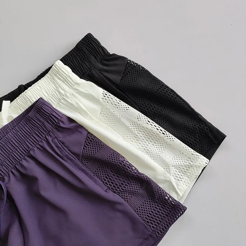 Women's High Waist 2-in-1 Quick Dry Yoga Shorts