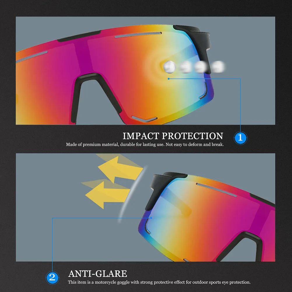 Polarized Running Sunglasses - UV Protection & Windproof