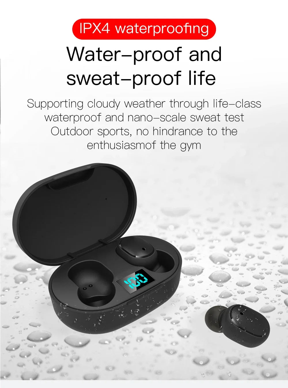 E6S Wireless Bluetooth 5.0 Earbuds - Macaron