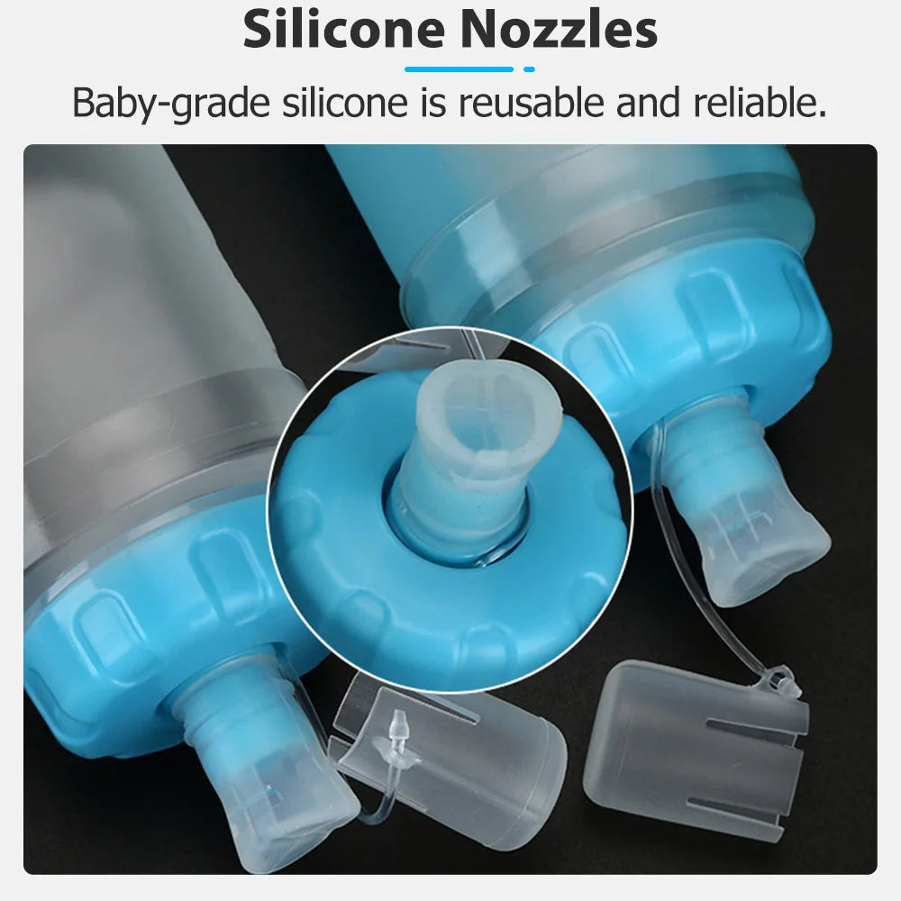 Compact Collapsible Silicone Water Bottle for Adventures