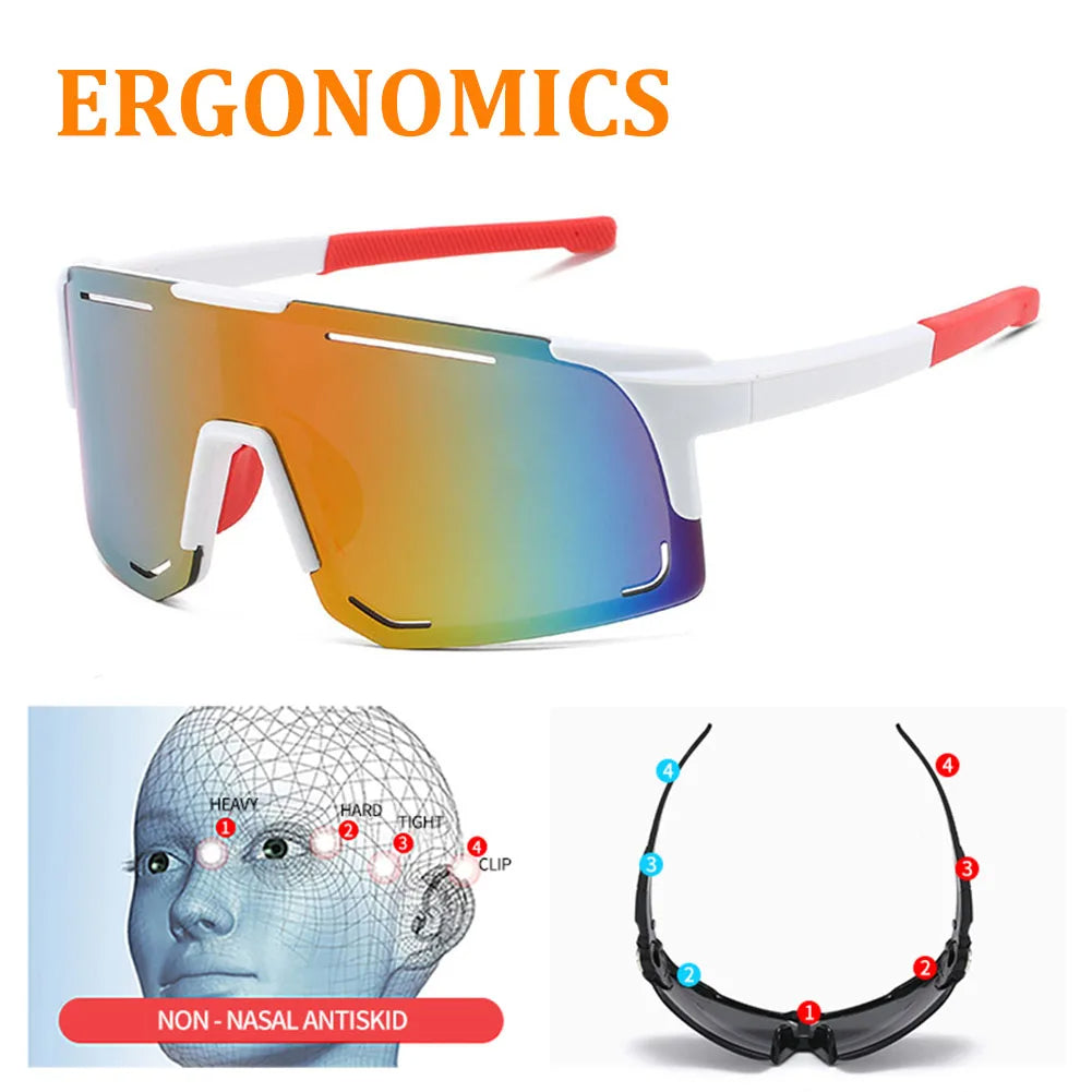 Polarized Running Sunglasses - UV Protection & Windproof