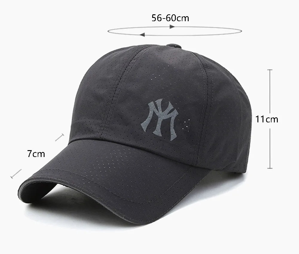 Breathable Quick Dry Adjustable Baseball Cap