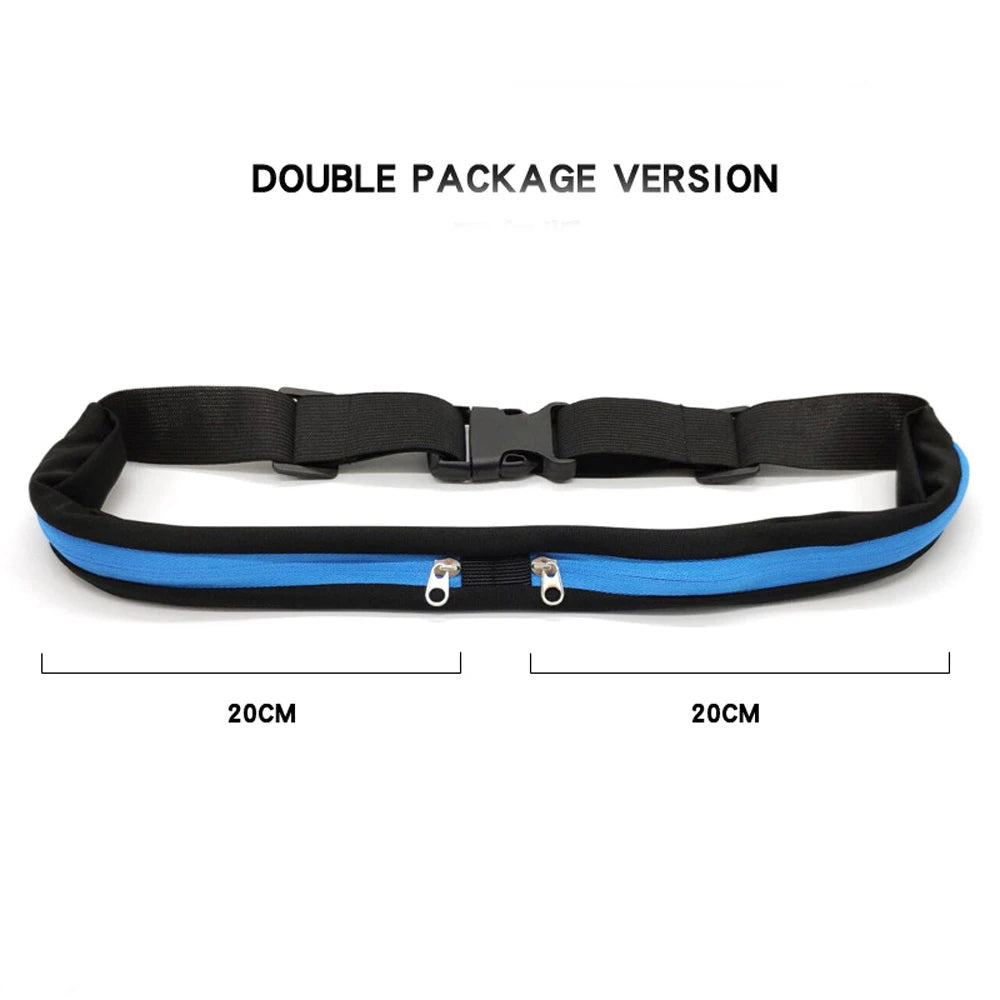 Waterproof Double Pocket Running Waist Pack