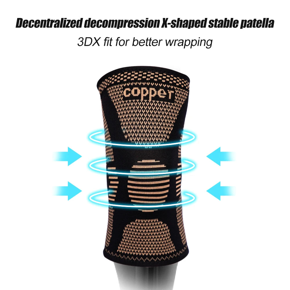 Ultimate Copper Knee Brace for Pain Relief & Support