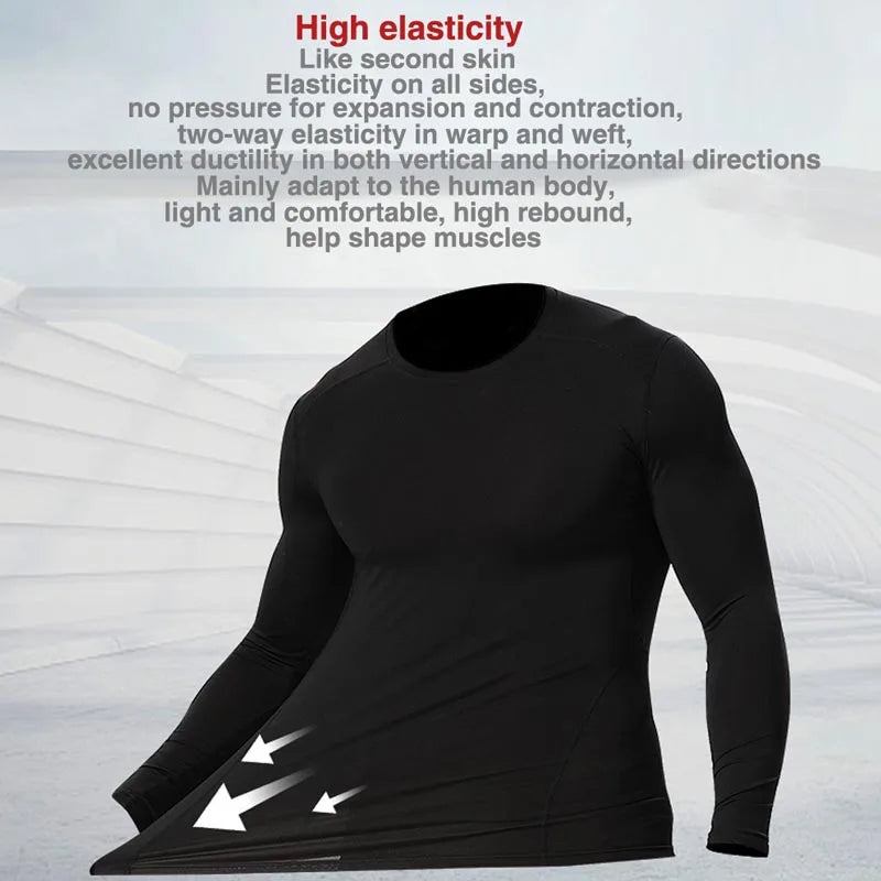 Men's Thermal Compression Underwear Set - Quick Dry