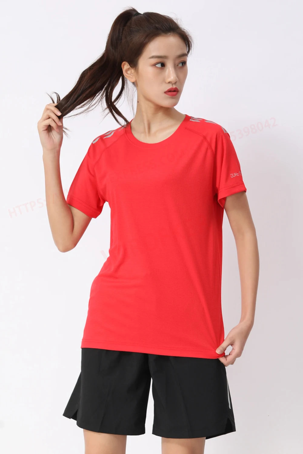 Women's Quick Dry Running T-Shirt - Breathable Gym Top