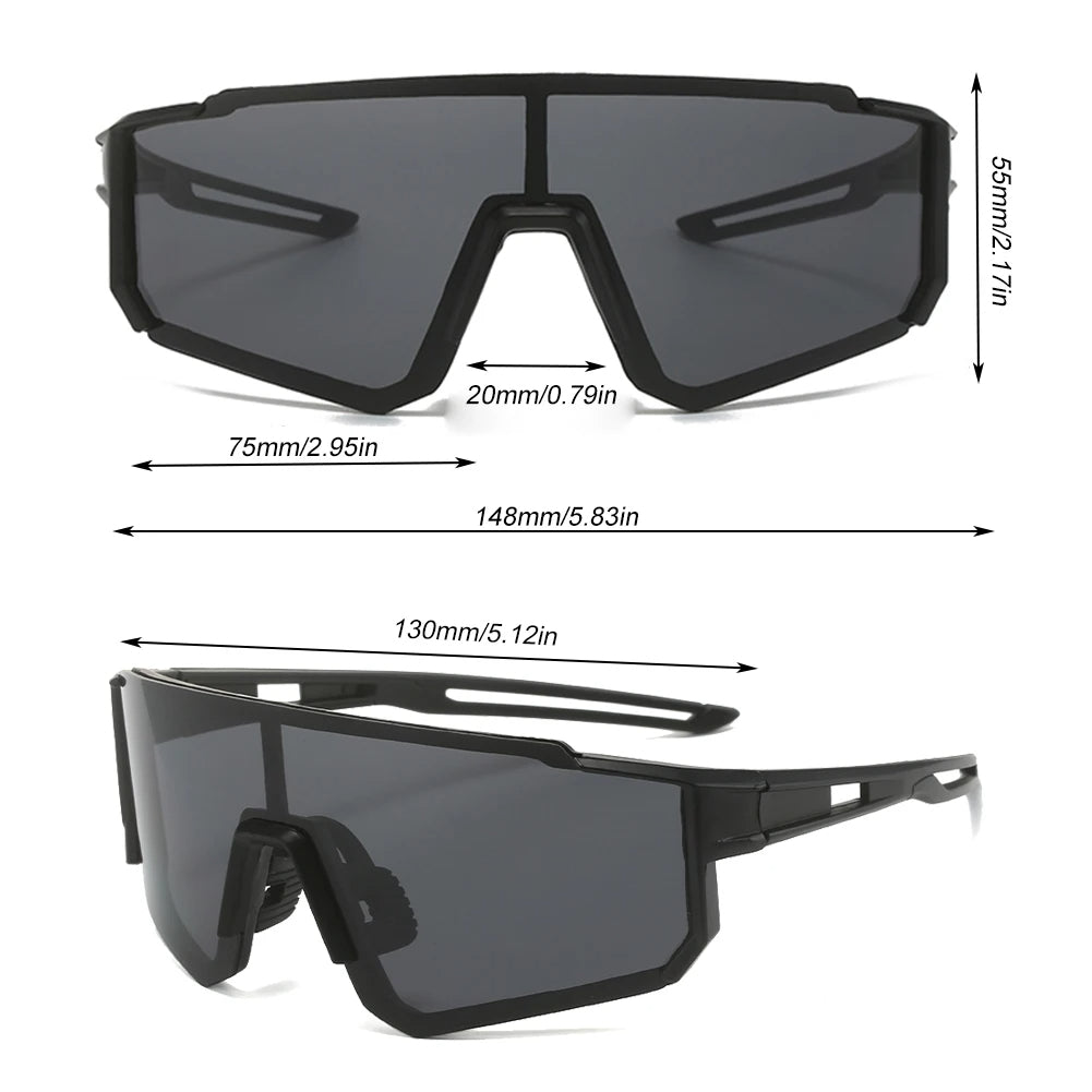 Polarized Running Sunglasses - UV Protection & Windproof