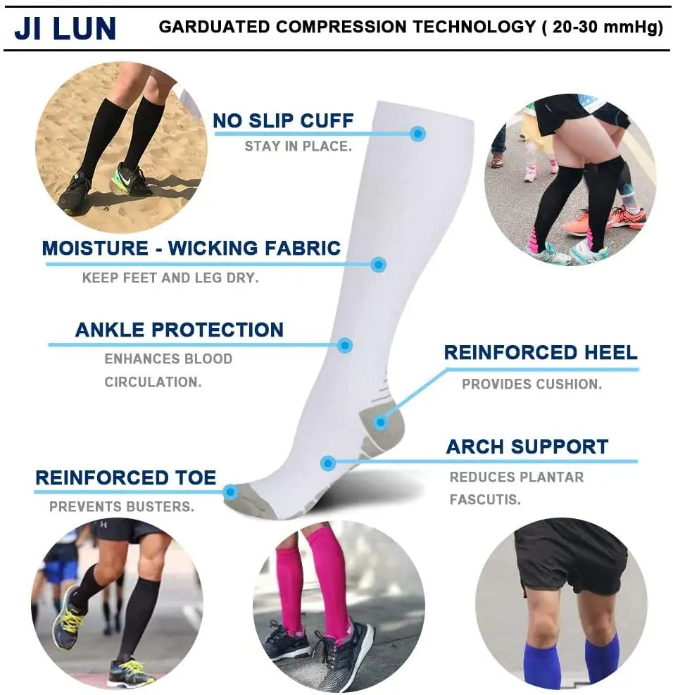 High-Performance Compression Socks for Sports & Recovery