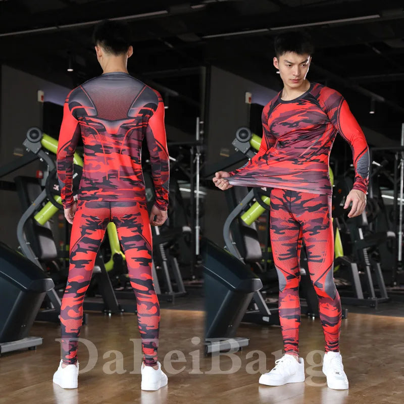 Men's 3-Piece Compression Sportswear Set