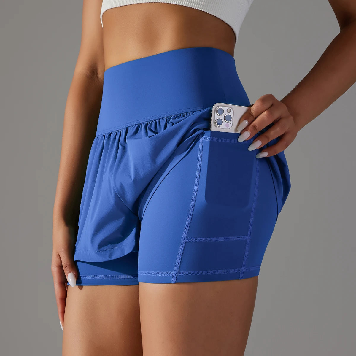 Women's Athletic Shorts with Pockets - Yoga & Running