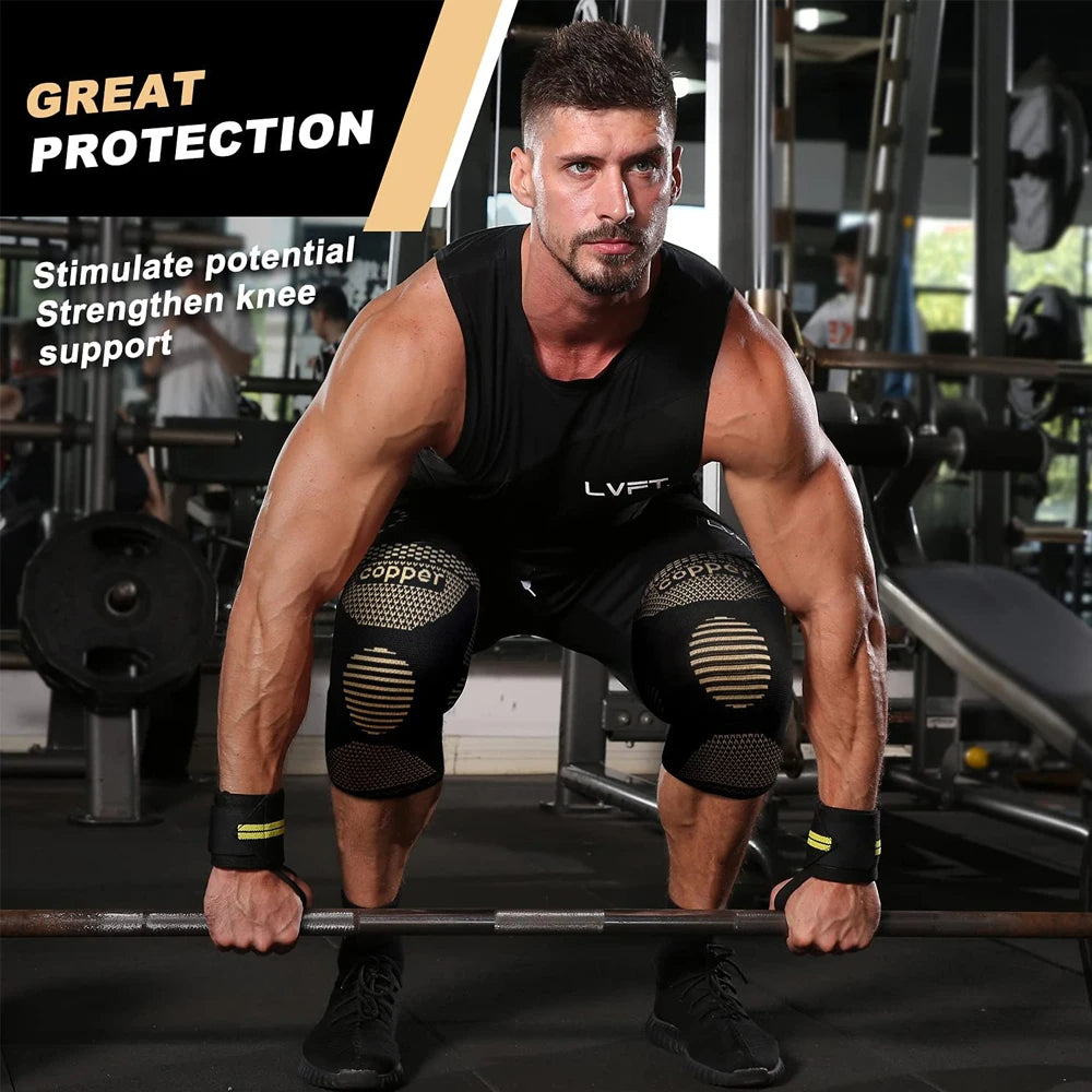 Ultimate Copper Knee Brace for Pain Relief & Support