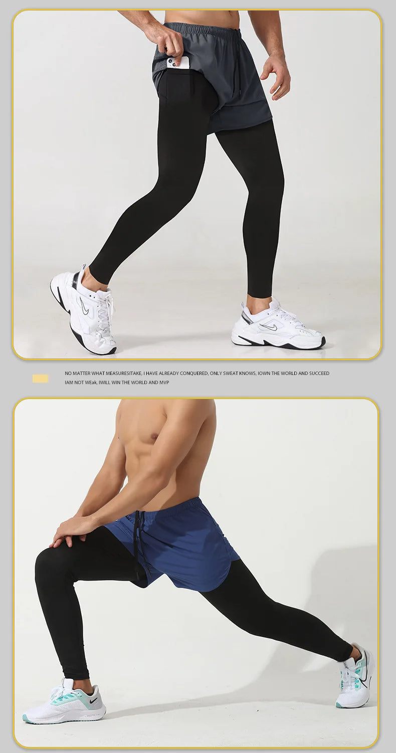 Men's 2-in-1 Quick Dry Running Shorts