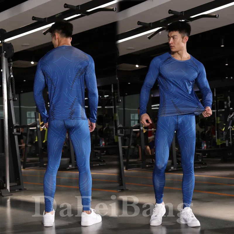 Men's 3-Piece Compression Sportswear Set