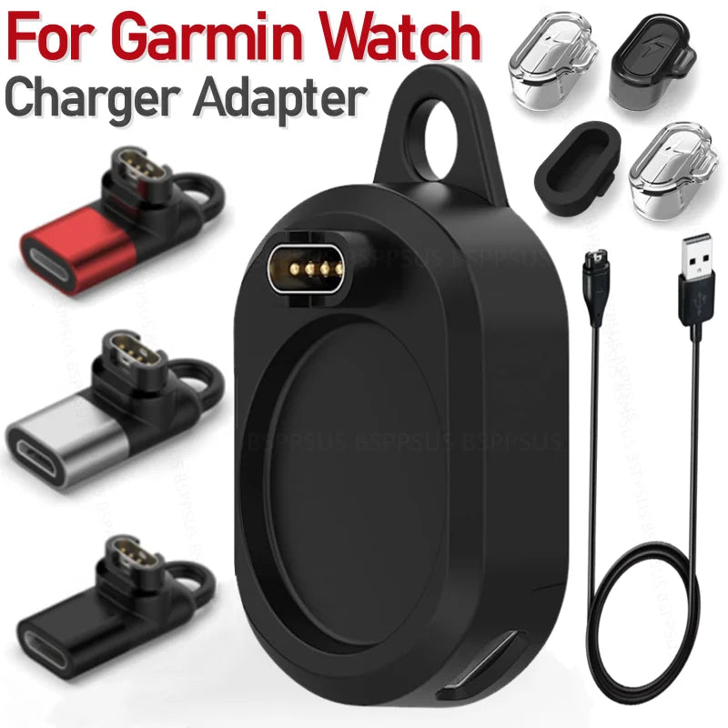 Universal Charger Adapter for Garmin Watches - Type C & Micro USB