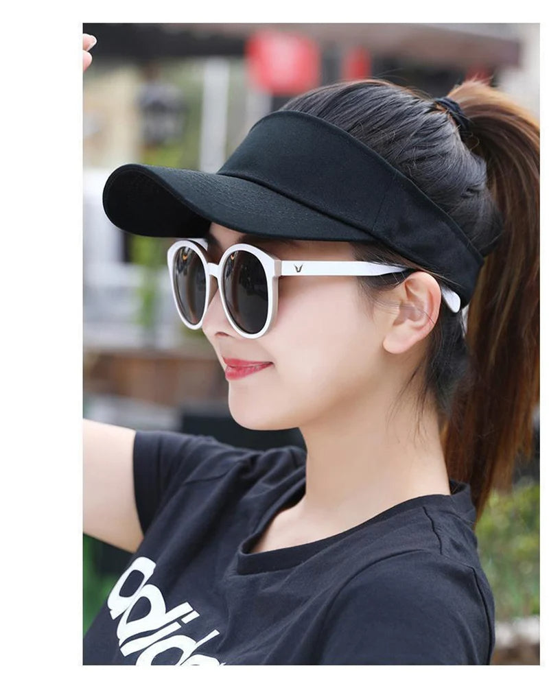 Women's Sun-Proof Visor Cap for Outdoor Sports