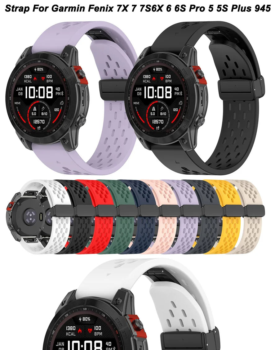 QuickFit Silicone Strap for Garmin Fenix & Forerunner