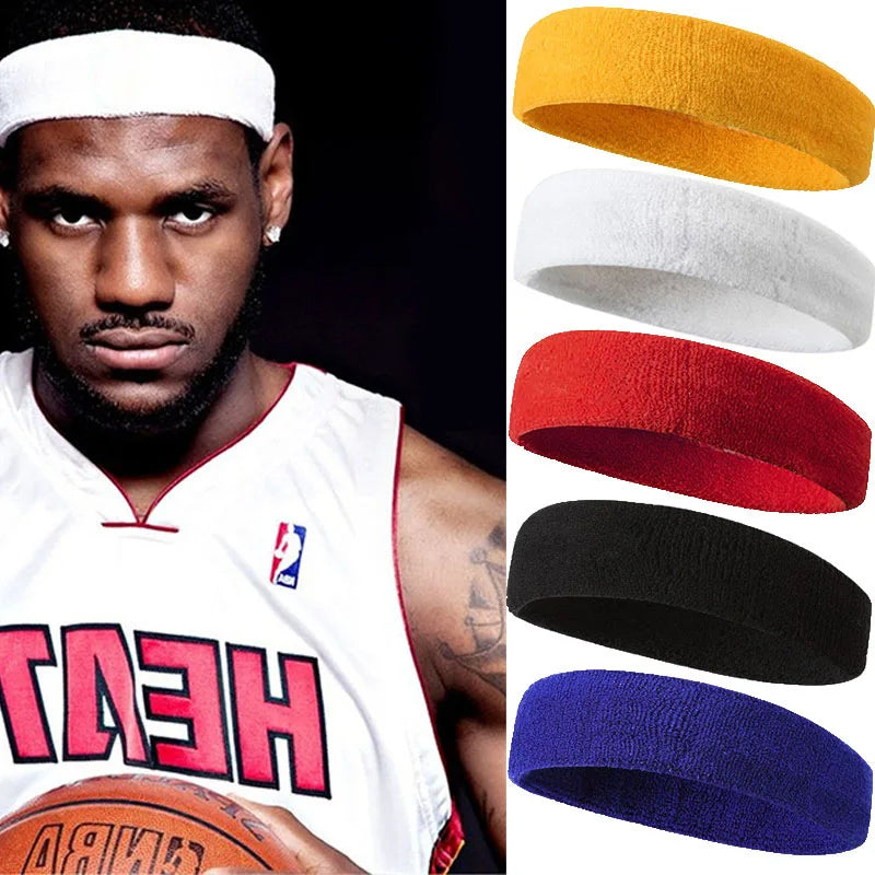 Elastic Cotton Sports Headband for All Ages