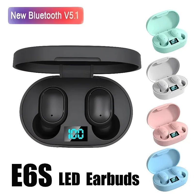 E6S Wireless Bluetooth 5.0 Earbuds - Macaron