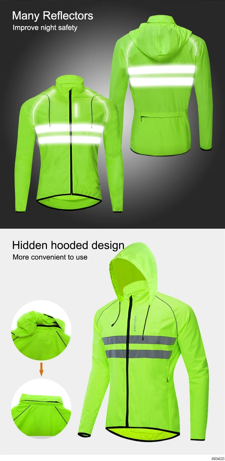 Ultralight Reflective Running Windbreaker Jacket