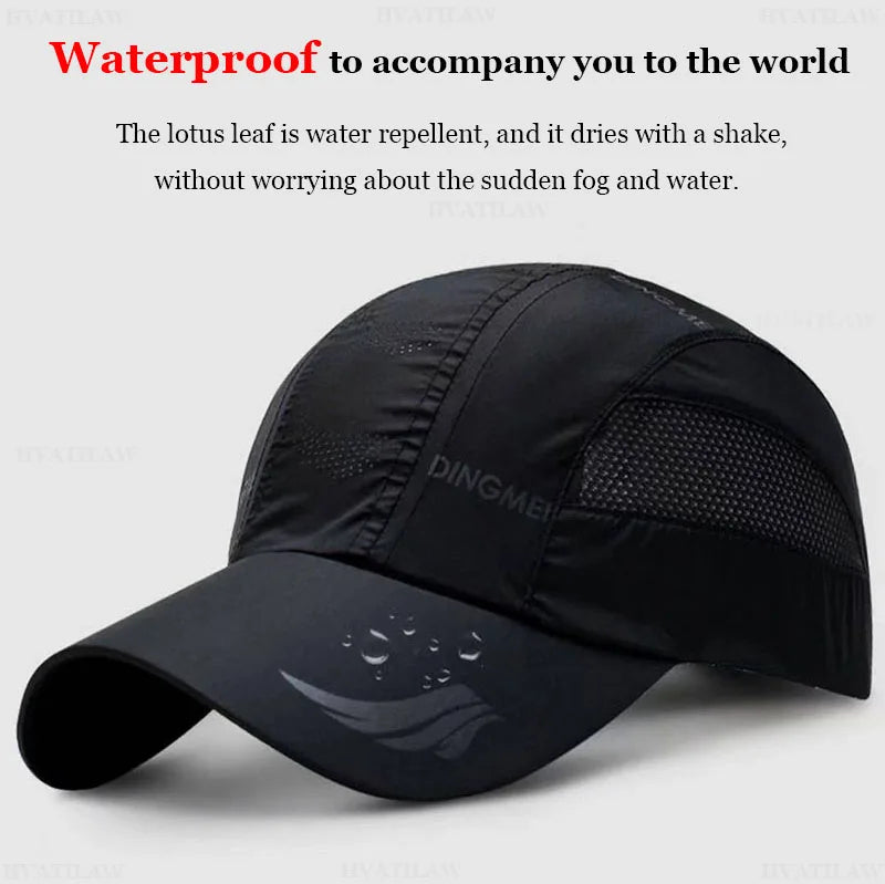 Quick-Dry Unisex Sports Cap - UV Protection & Breathable