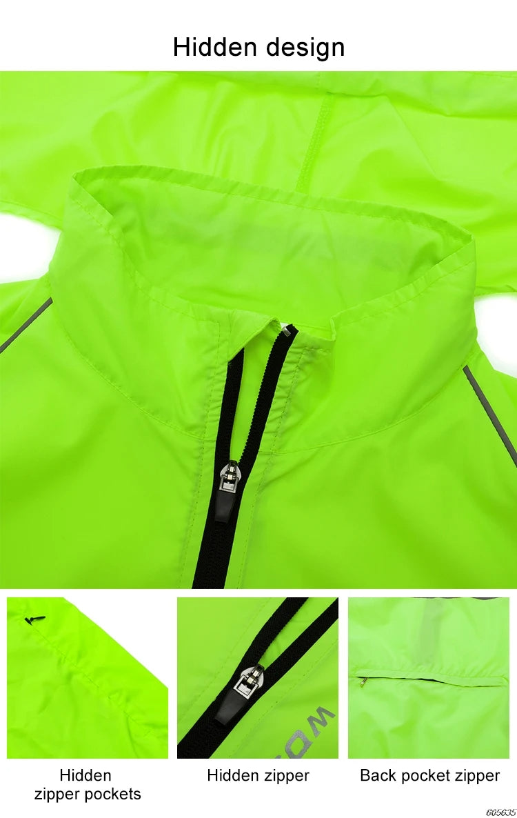 Ultralight Reflective Running Windbreaker Jacket