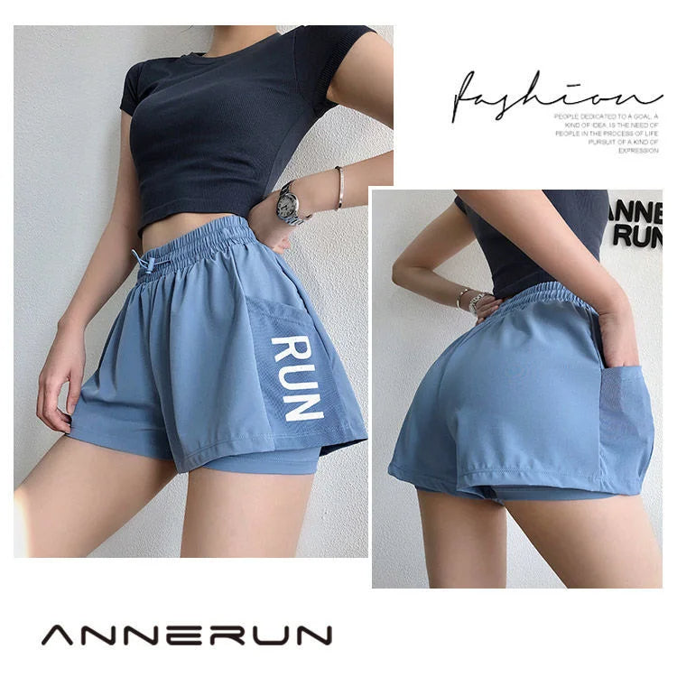 High Waist Women's Yoga Running Shorts