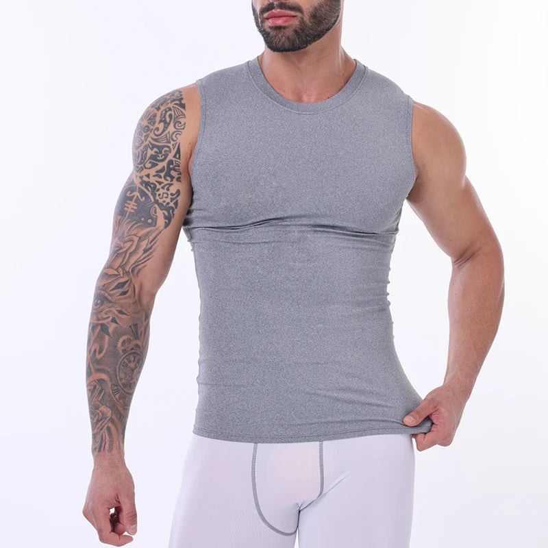 Men's Compression Athletic Tank Top - Performance Fit