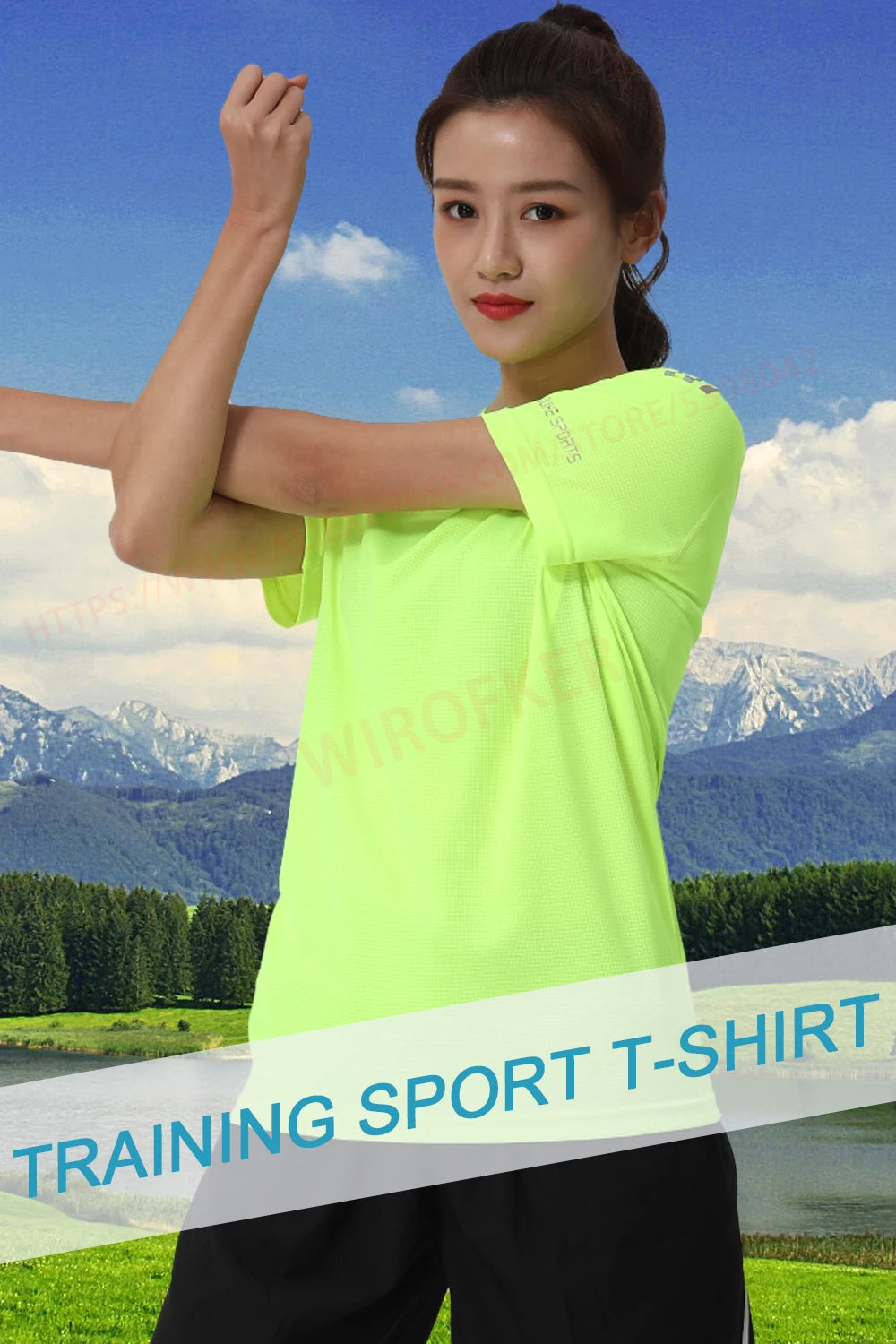 Women's Quick Dry Running T-Shirt - Breathable Gym Top