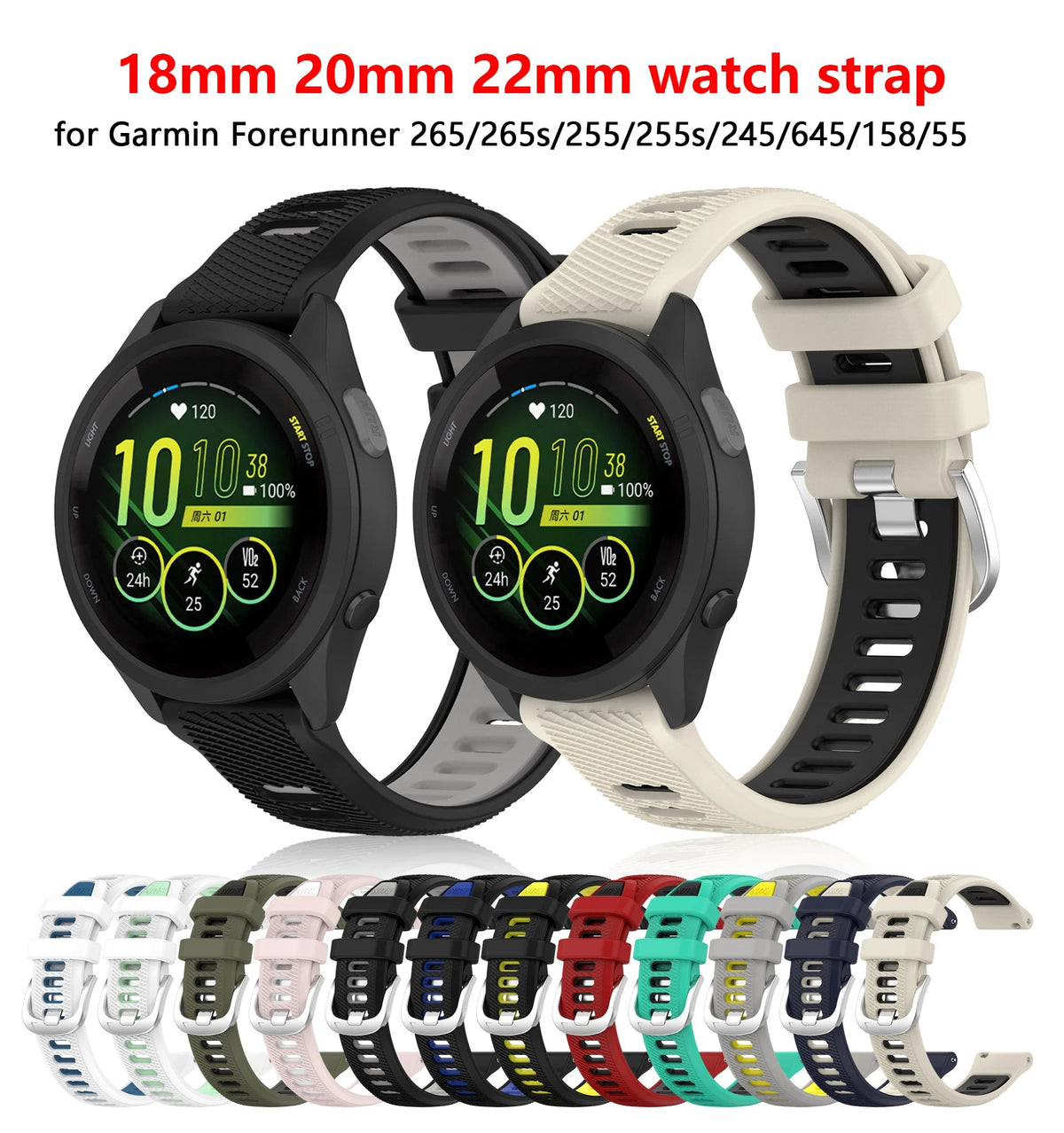 Versatile Watch Band for Garmin Forerunner Series