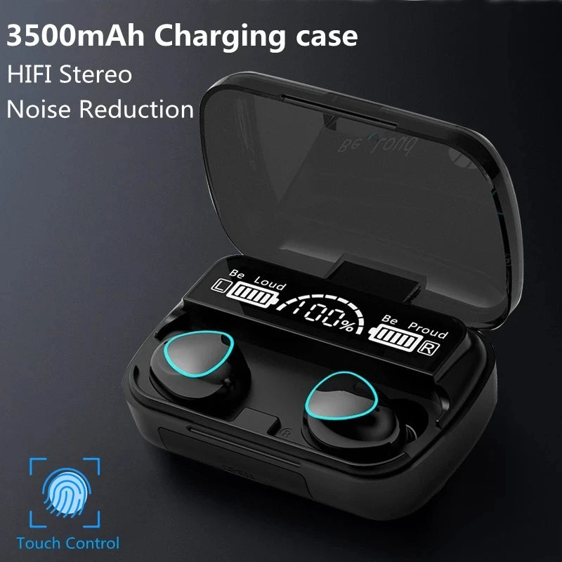 Bluetooth 5.2 Wireless Earbuds with Smart Touch & ANC