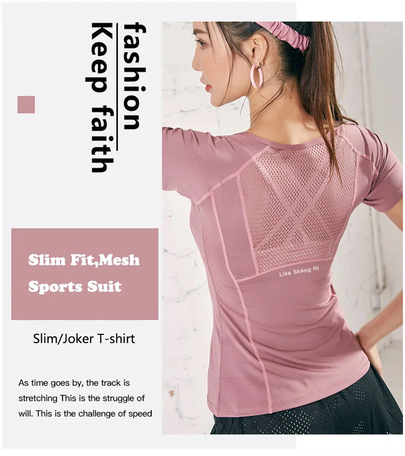 Women's Breathable Quick-Dry Sports T-Shirt