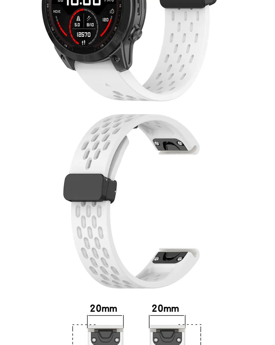 QuickFit Silicone Strap for Garmin Fenix & Forerunner