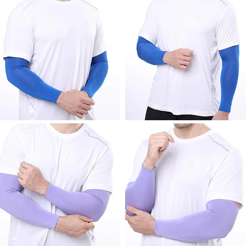 Cooling Arm Sleeves - UV Protection for Sports & Outdoors