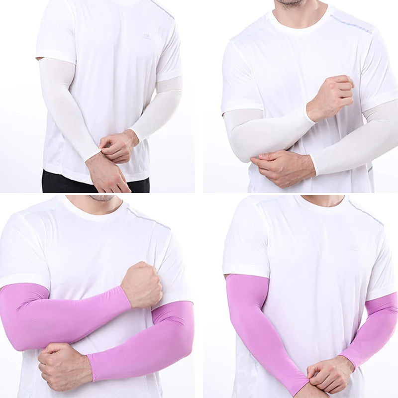 Cooling Arm Sleeves - UV Protection for Sports & Outdoors