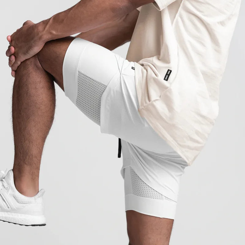 Men's 2-in-1 Quick Dry Sports Shorts