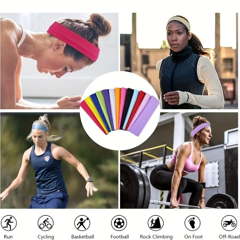 Adjustable Sports Yoga Headbands for Women