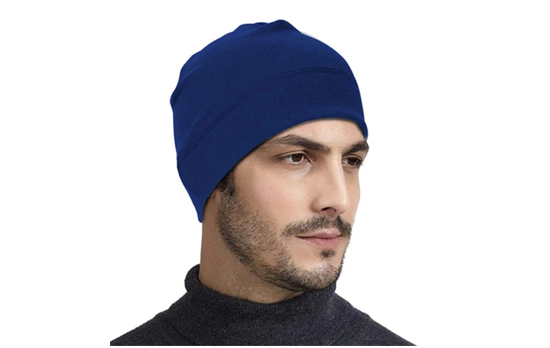 All-Season Warm Fleece Sports Skull Cap for Men & Women