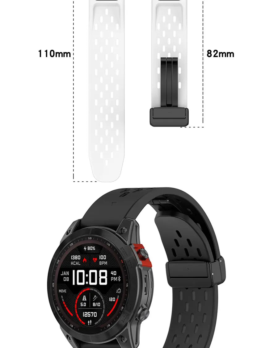 QuickFit Silicone Strap for Garmin Fenix & Forerunner