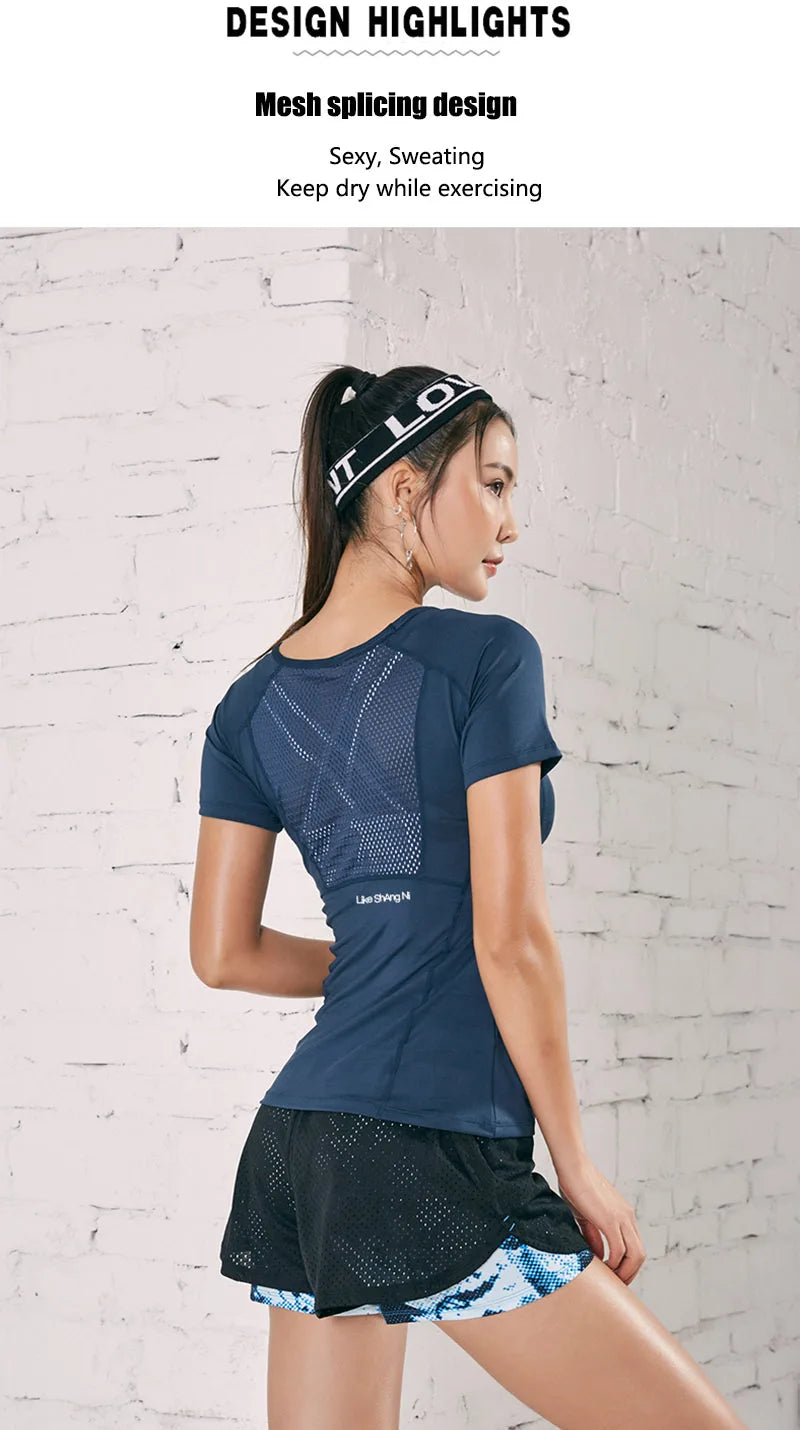 Women's Breathable Quick-Dry Sports T-Shirt