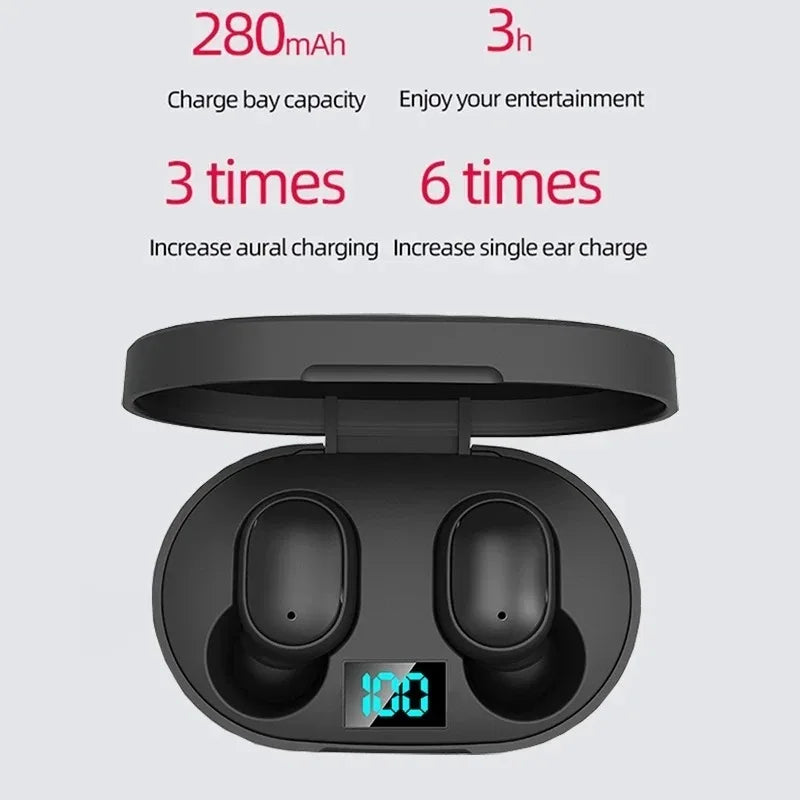 E6S Wireless Bluetooth 5.0 Earbuds - Macaron