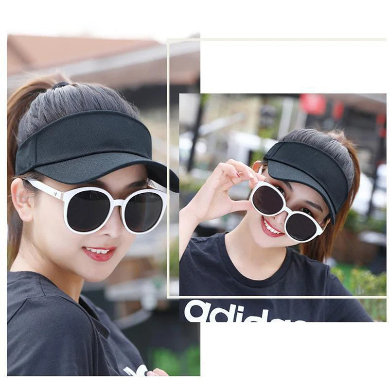 Women's Sun-Proof Visor Cap for Outdoor Sports