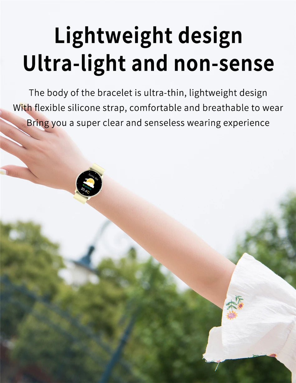 LIGE Smart Watch - Full Touch Fitness Tracker