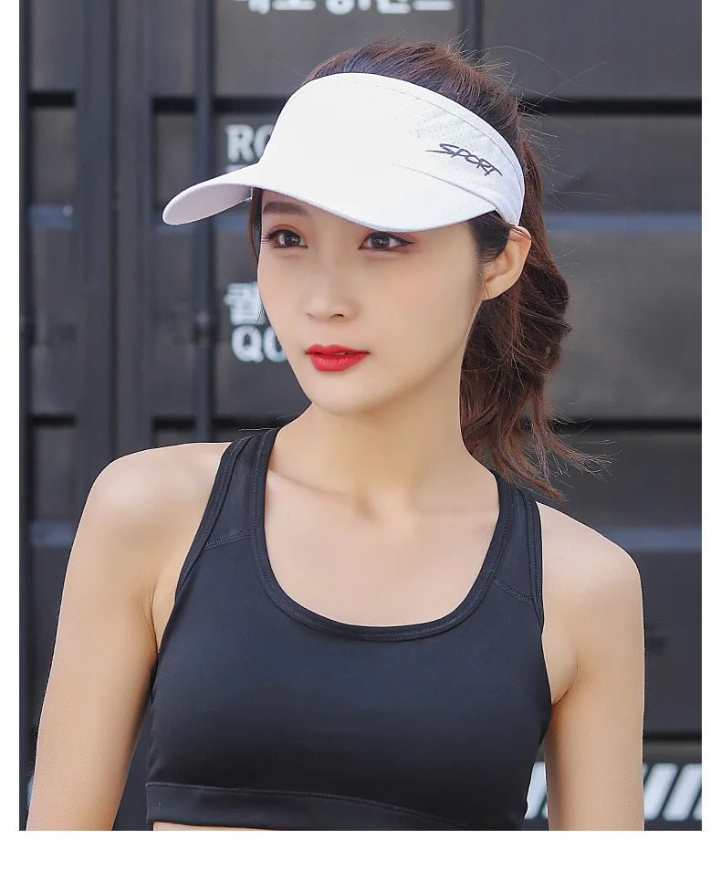 Breathable UV Protection Sports Visor Cap