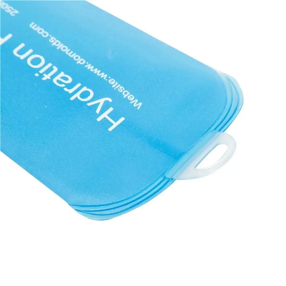 Compact Blue TPU Soft Flask for Active Hydration