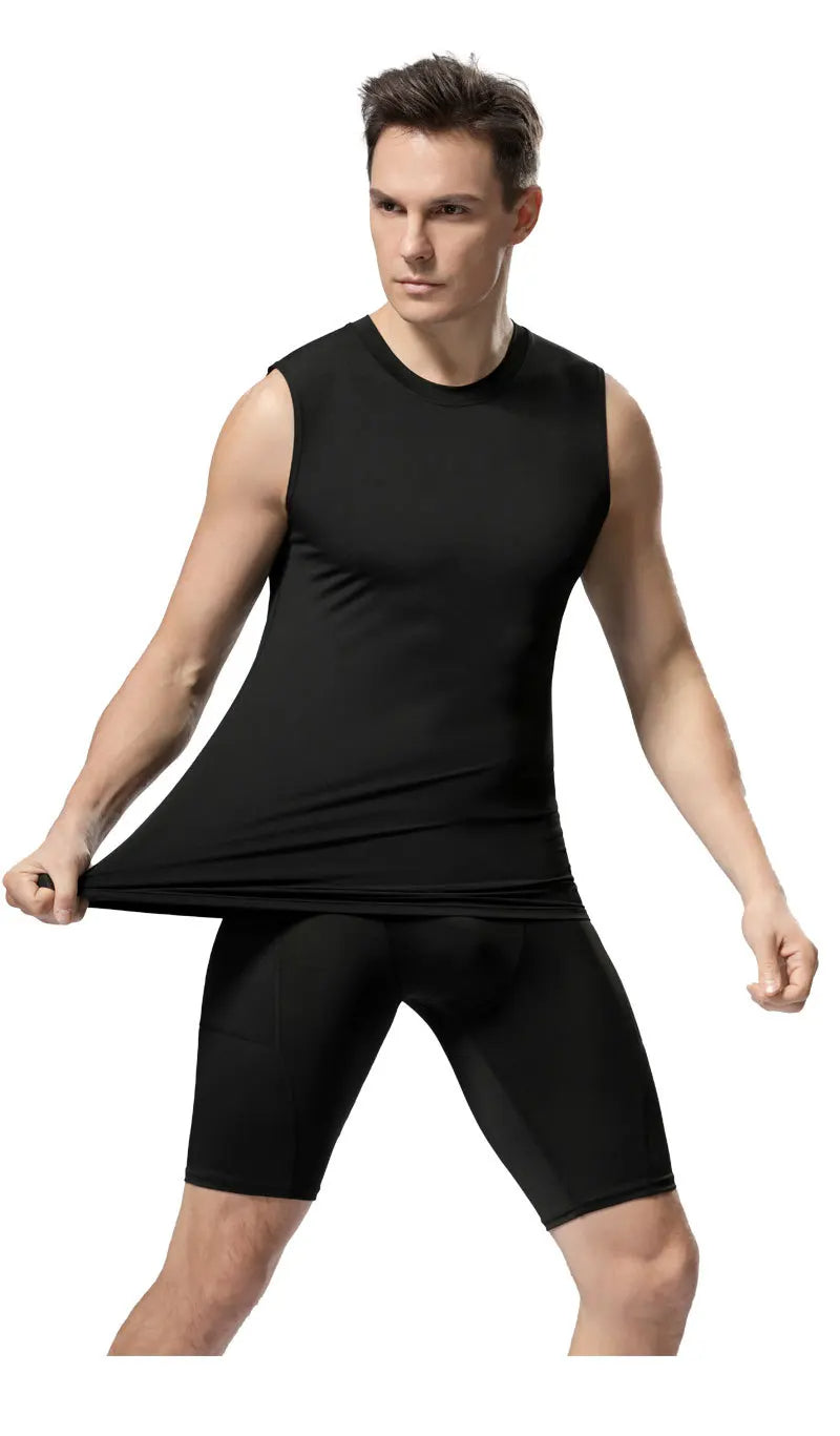 Men's Compression Athletic Tank Top - Performance Fit