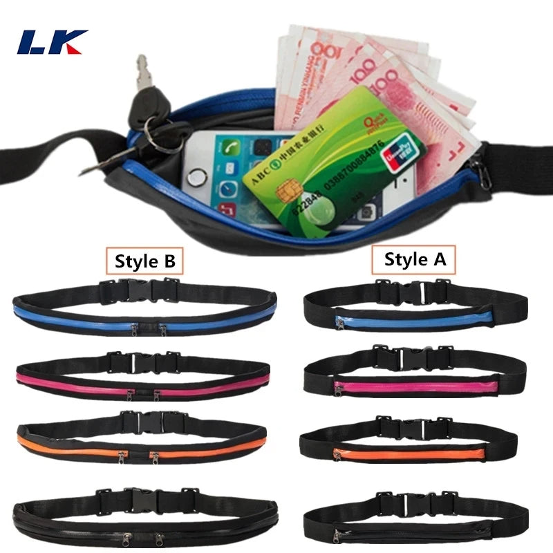 Waterproof Double Pocket Running Waist Pack