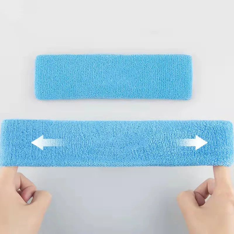 Elastic Cotton Sports Headband for All Ages