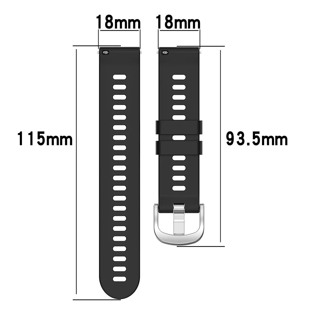 Silicone Strap for Garmin Forerunner & Vivoactive Watches